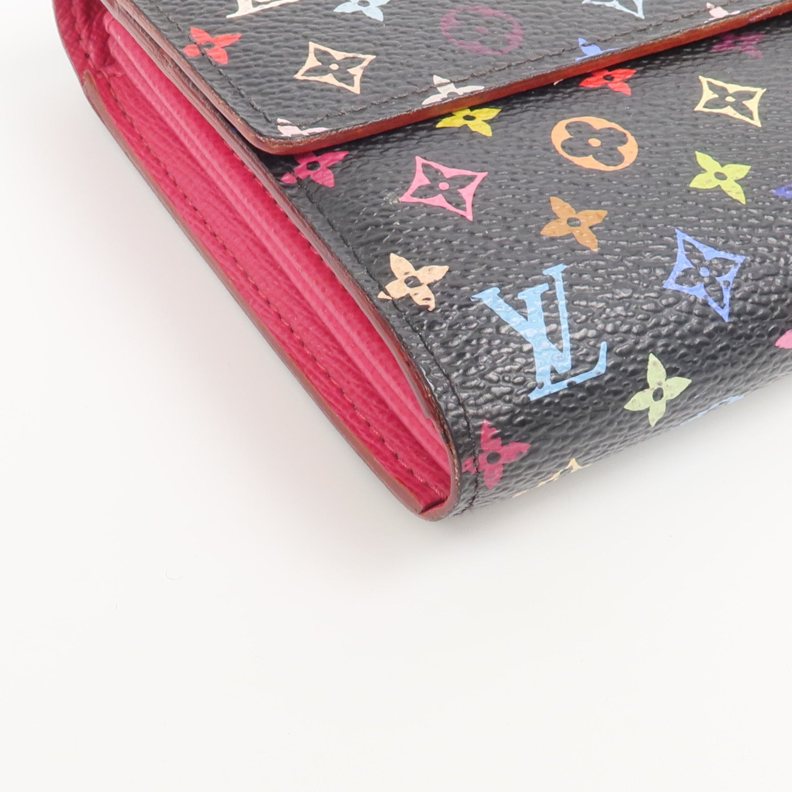 LOUIS VUITTON Monogram Multicolore Portefeuille Sarah Wallet長錢包