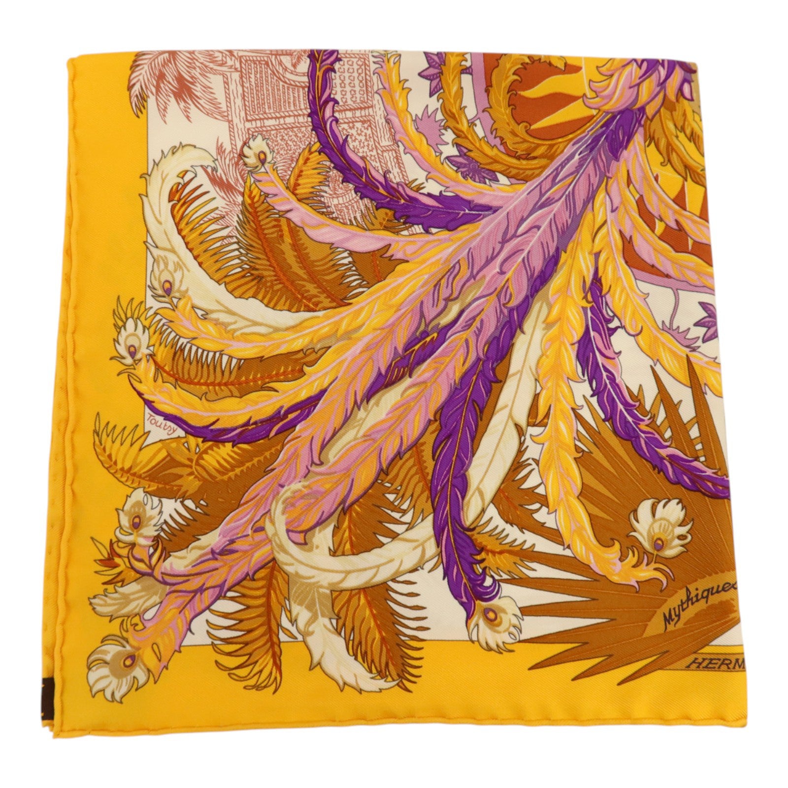 HERMES 絲質Scarf 40x40cm絲巾