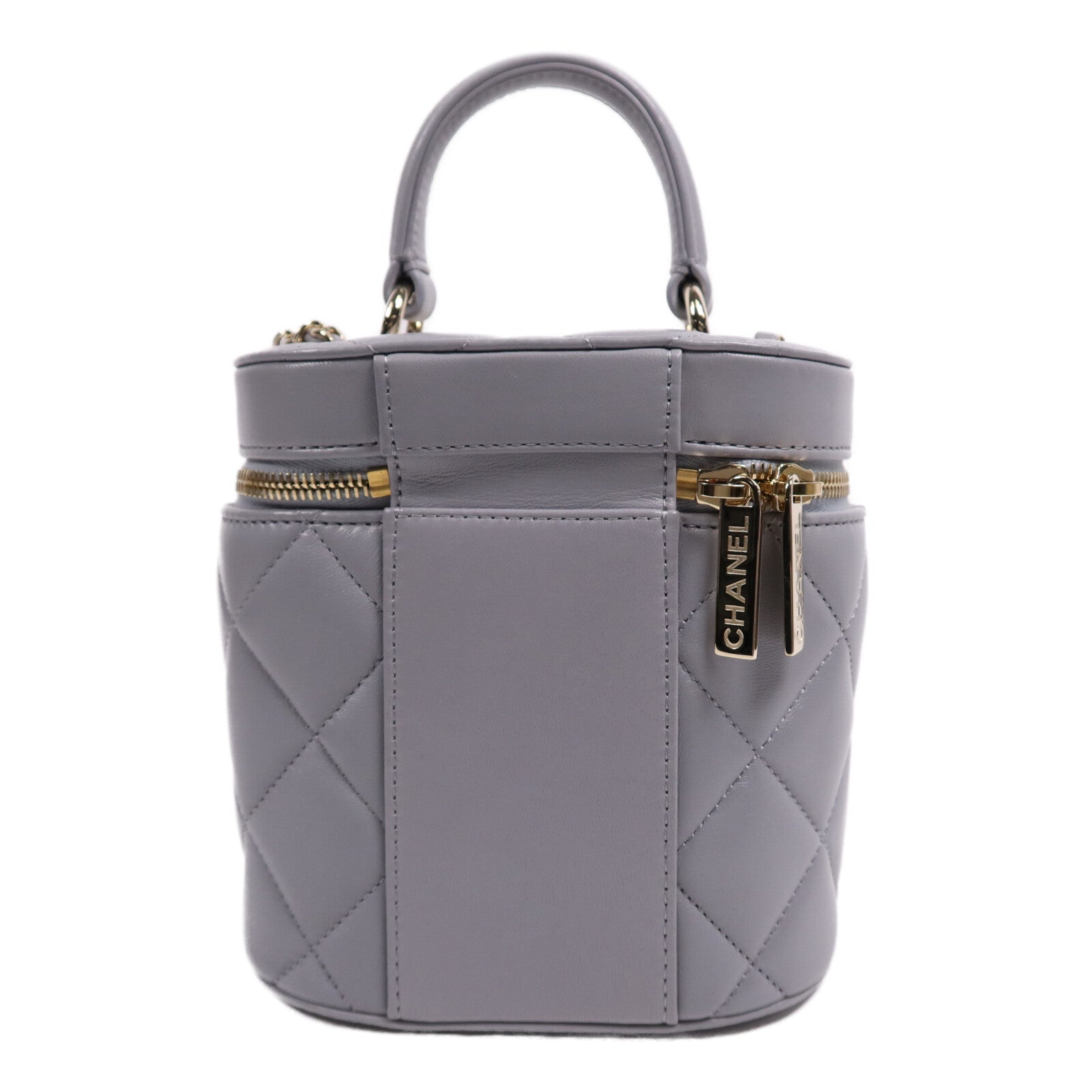 CHANEL 羊皮皮革Trendy CC Vanity Case金扣手挽肩背兩用袋