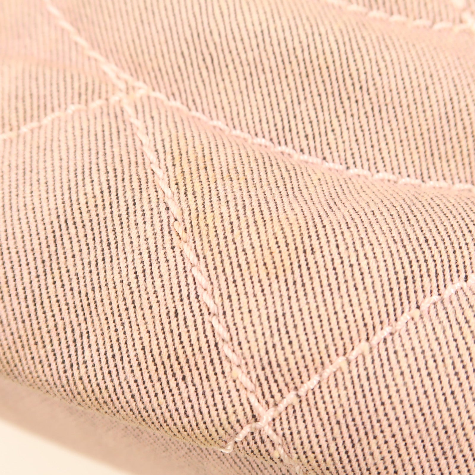 CHANEL CC SHW Handbag Denim Pink