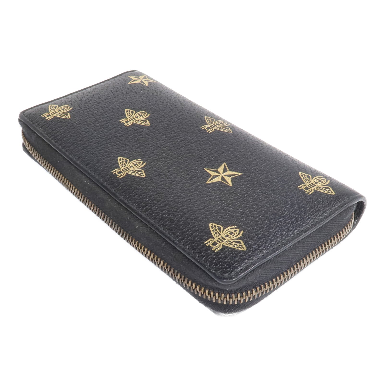 GUCCI 牛皮皮革Wallet金扣長錢包