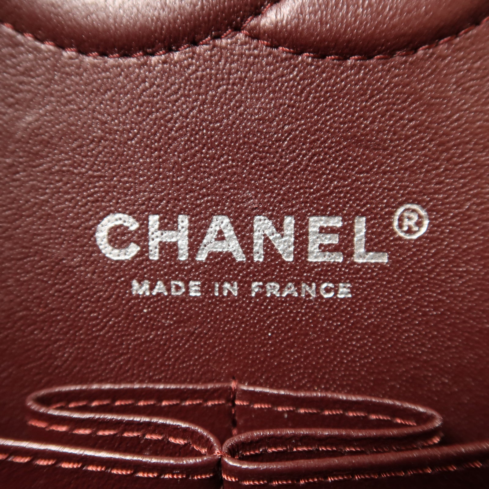 CHANEL 牛皮皮革Classic 25銀扣鏈帶肩背袋