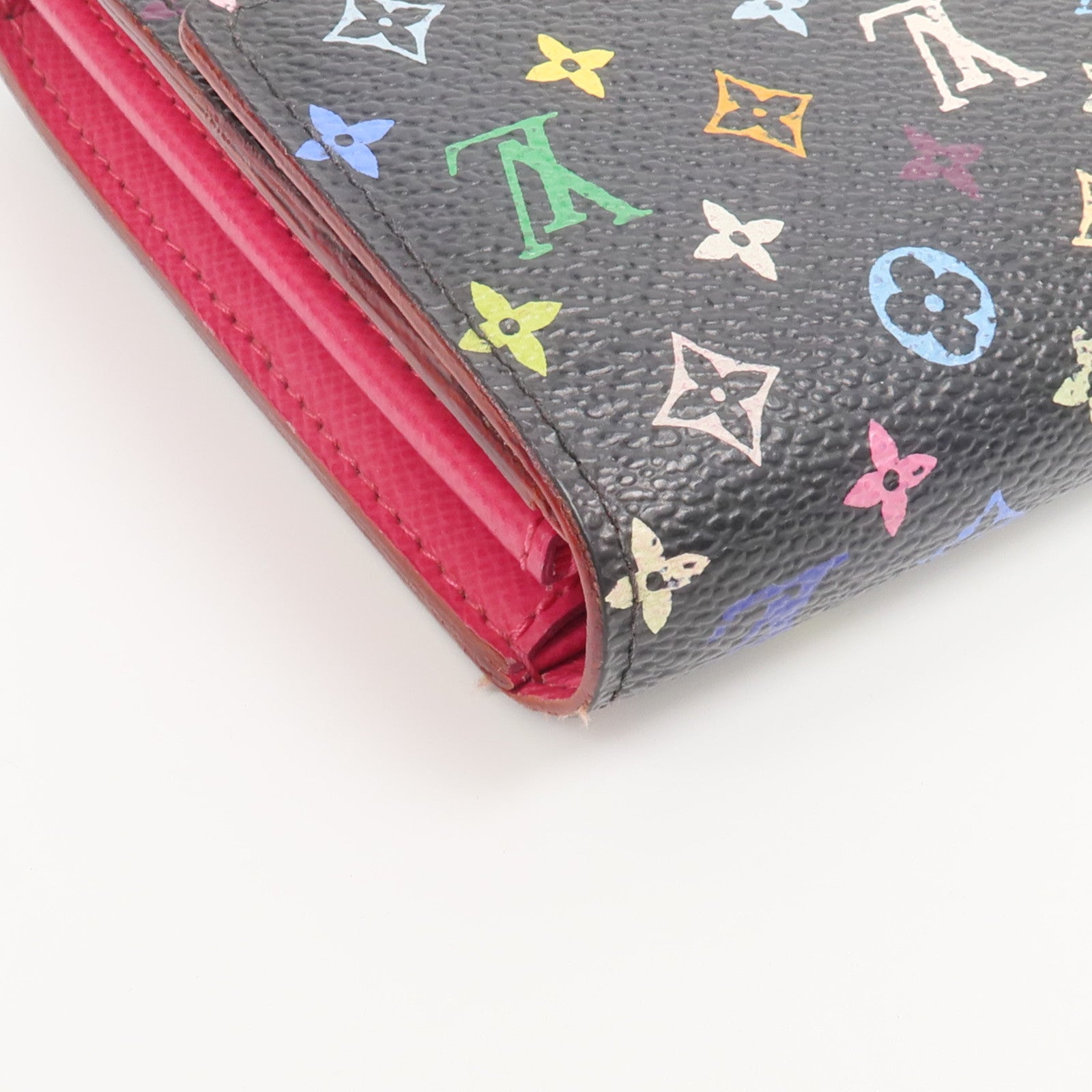 LOUIS VUITTON Monogram Multicolore Portefeuille Sarah Wallet長錢包