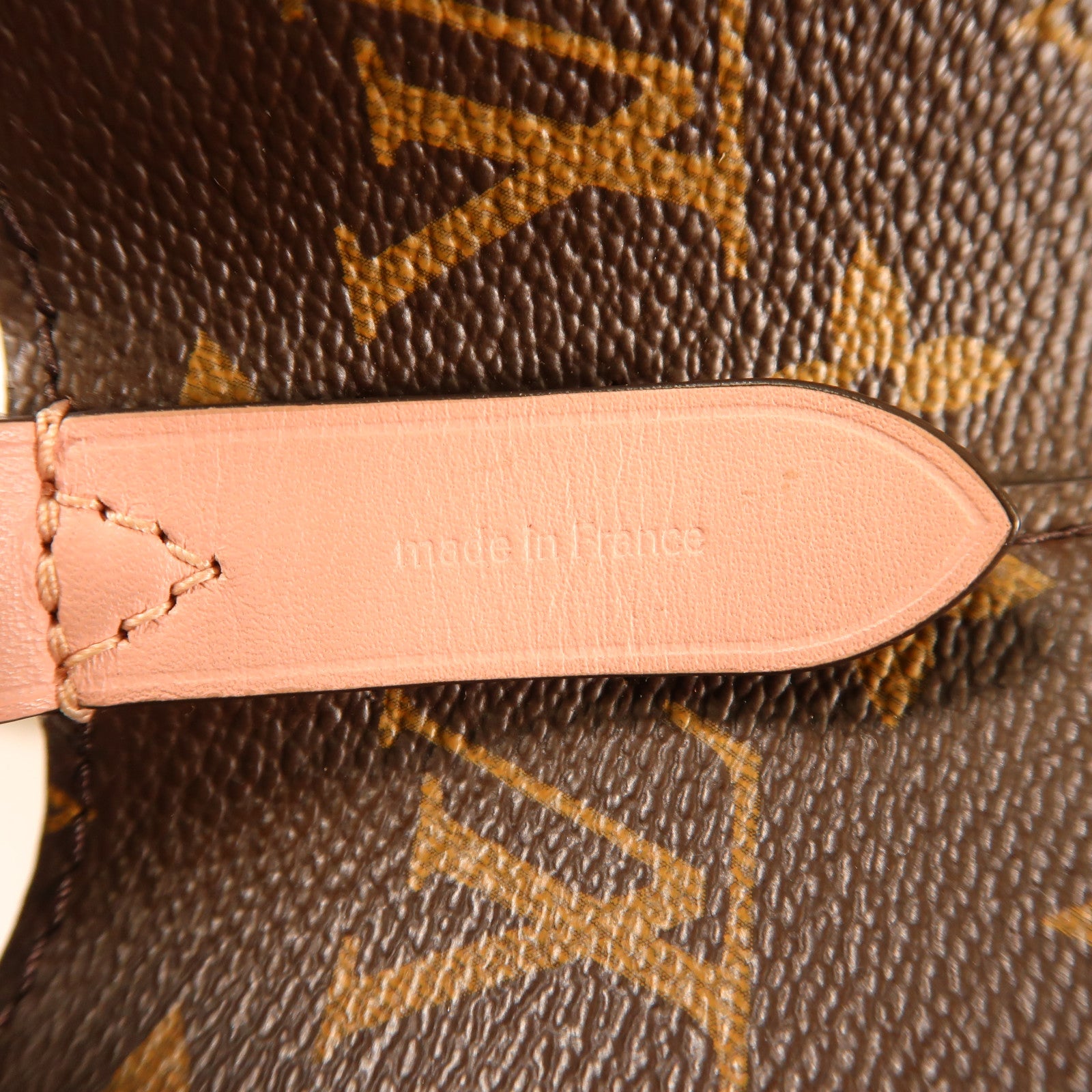 LOUIS VUITTON Monogram Neo Noe金扣手挽肩背兩用袋棕色/粉紅色