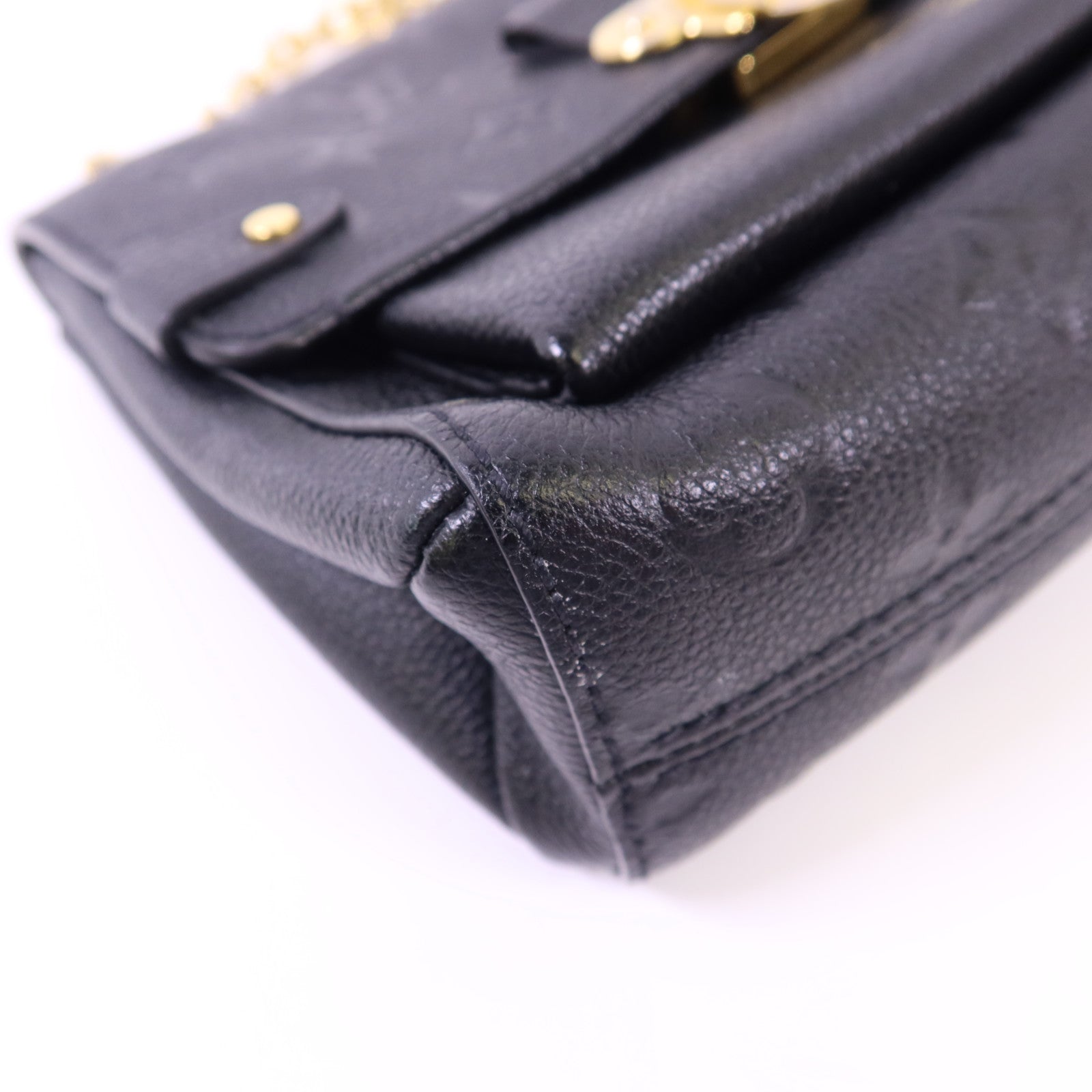 LOUIS VUITTON Monogram Empreinte Vavin BB 金扣鏈帶肩背袋