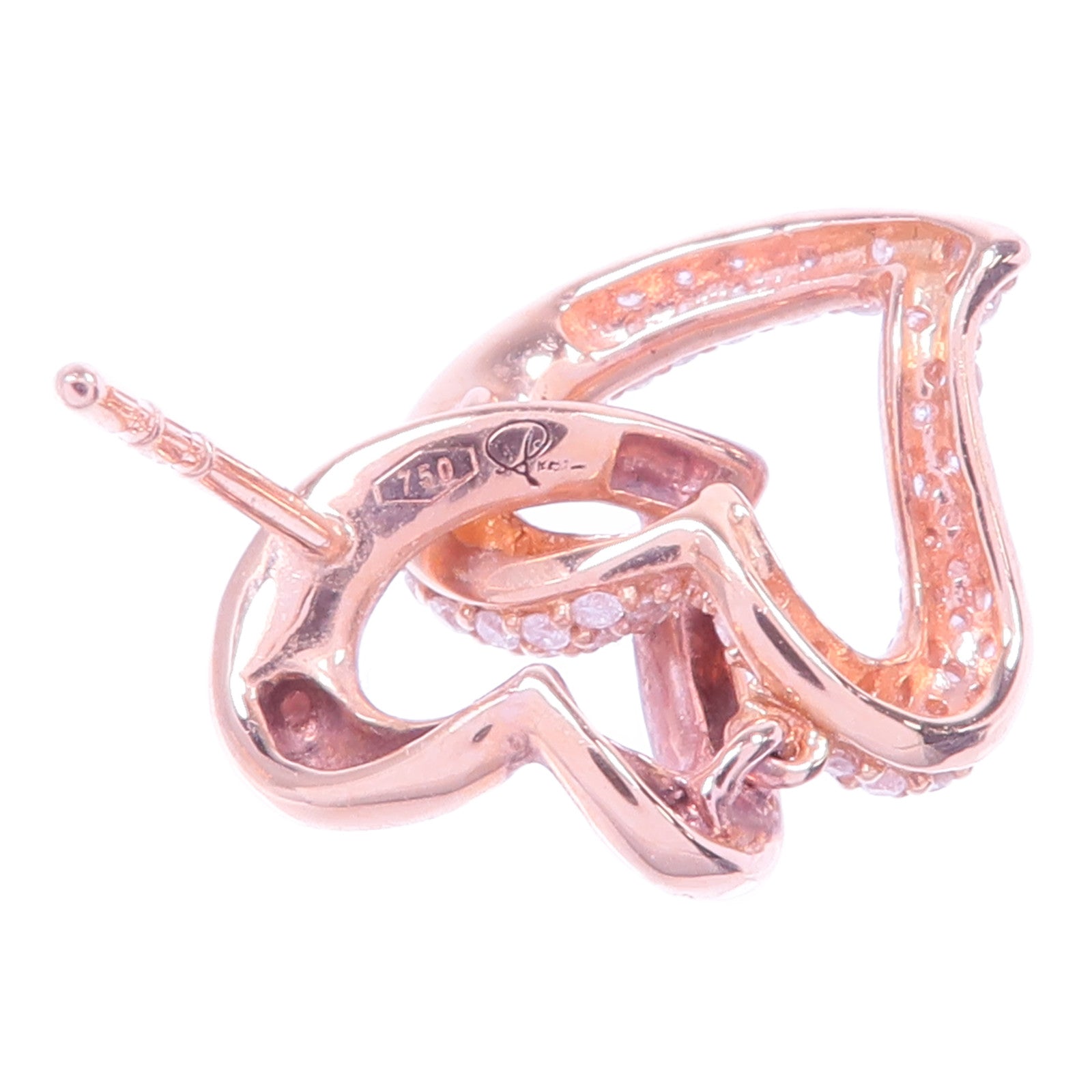 JEWELRY 【激減優惠】18K玫瑰金Diamond Earrings鑽石耳環