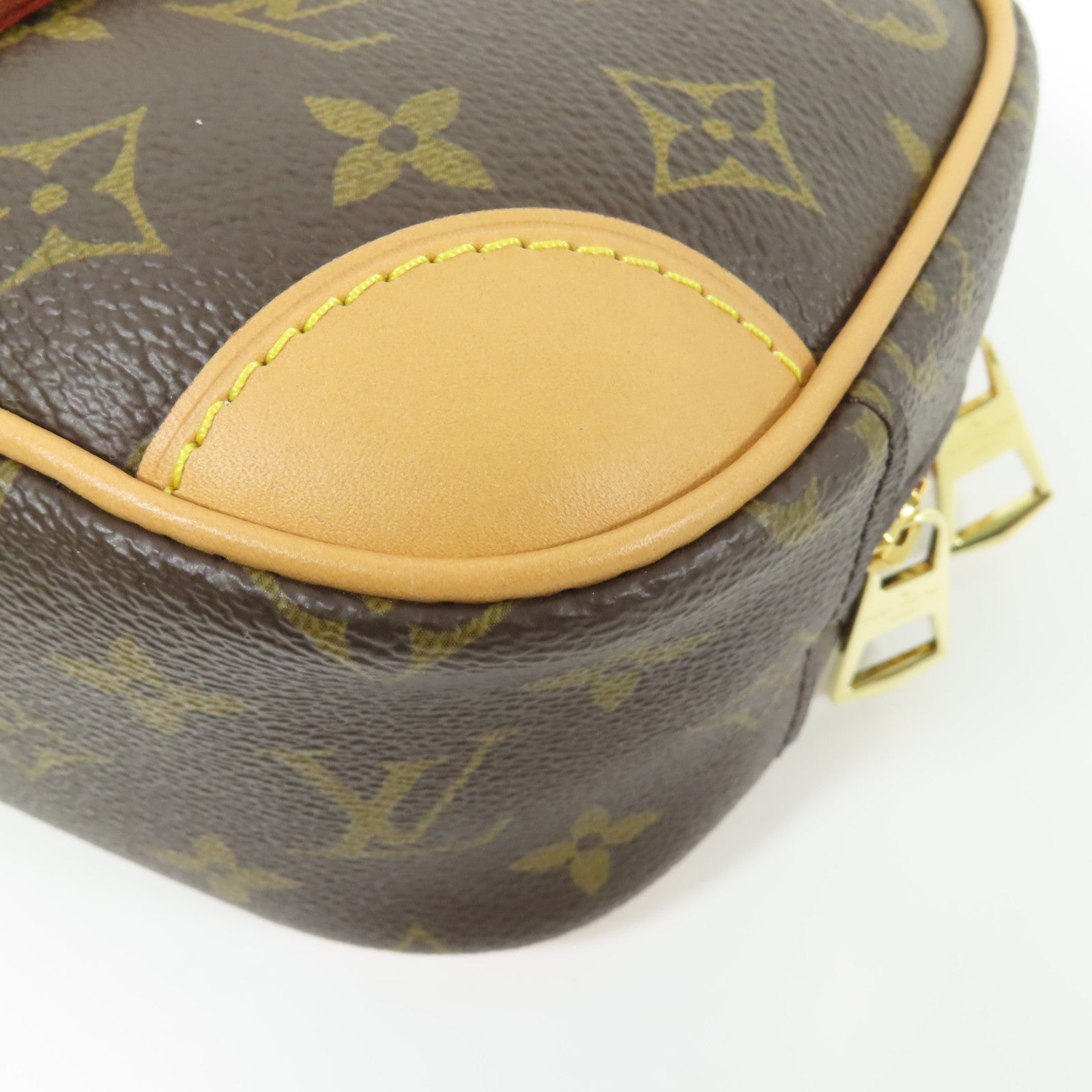 LOUIS VUITTON Monogram Deauville Mini金扣肩背袋