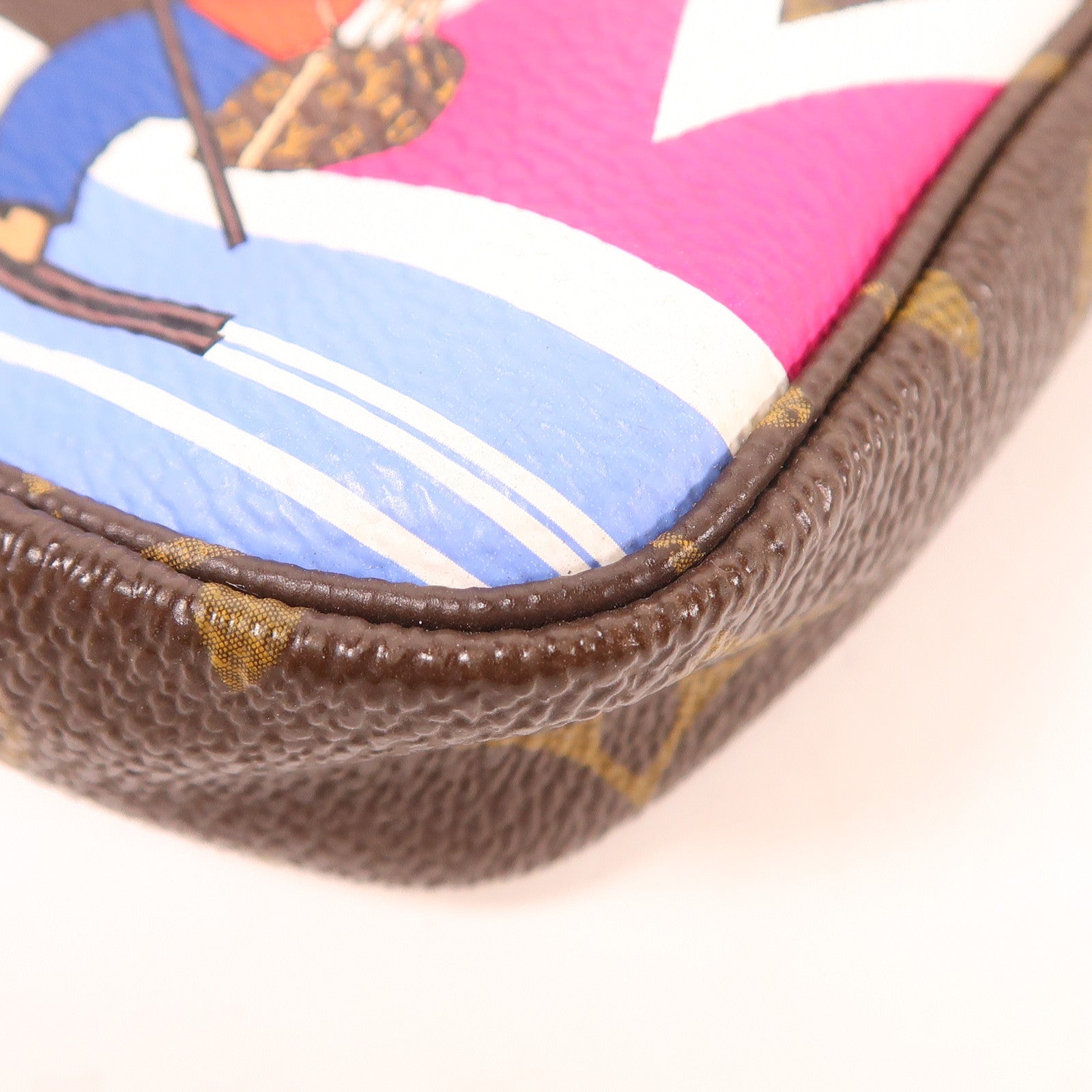 LOUIS VUITTON Monogram Pochette Accessories金扣手挽袋