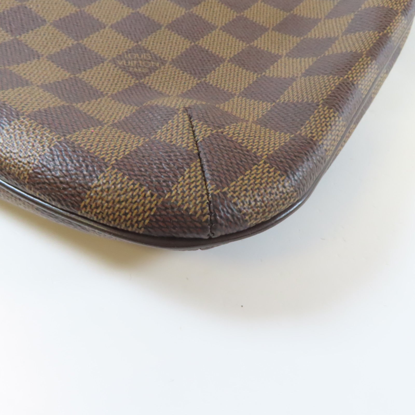 LOUIS VUITTON 【激減優惠】Damier Bloomsbury PM金扣肩背袋啡色