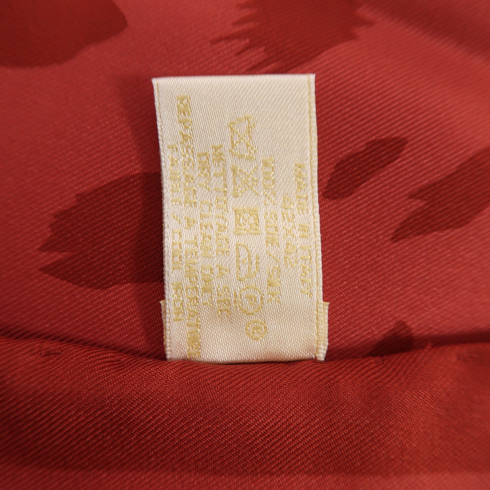 CARTIER 絲質Scarf絲巾紅色