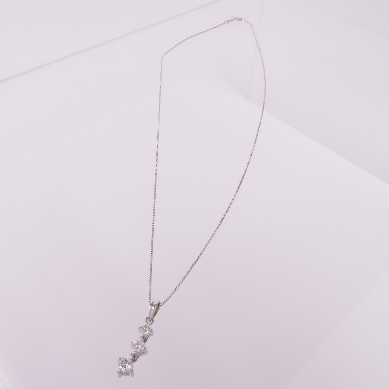 JEWELRY 18K白金Diamond Necklace鑽石項鍊