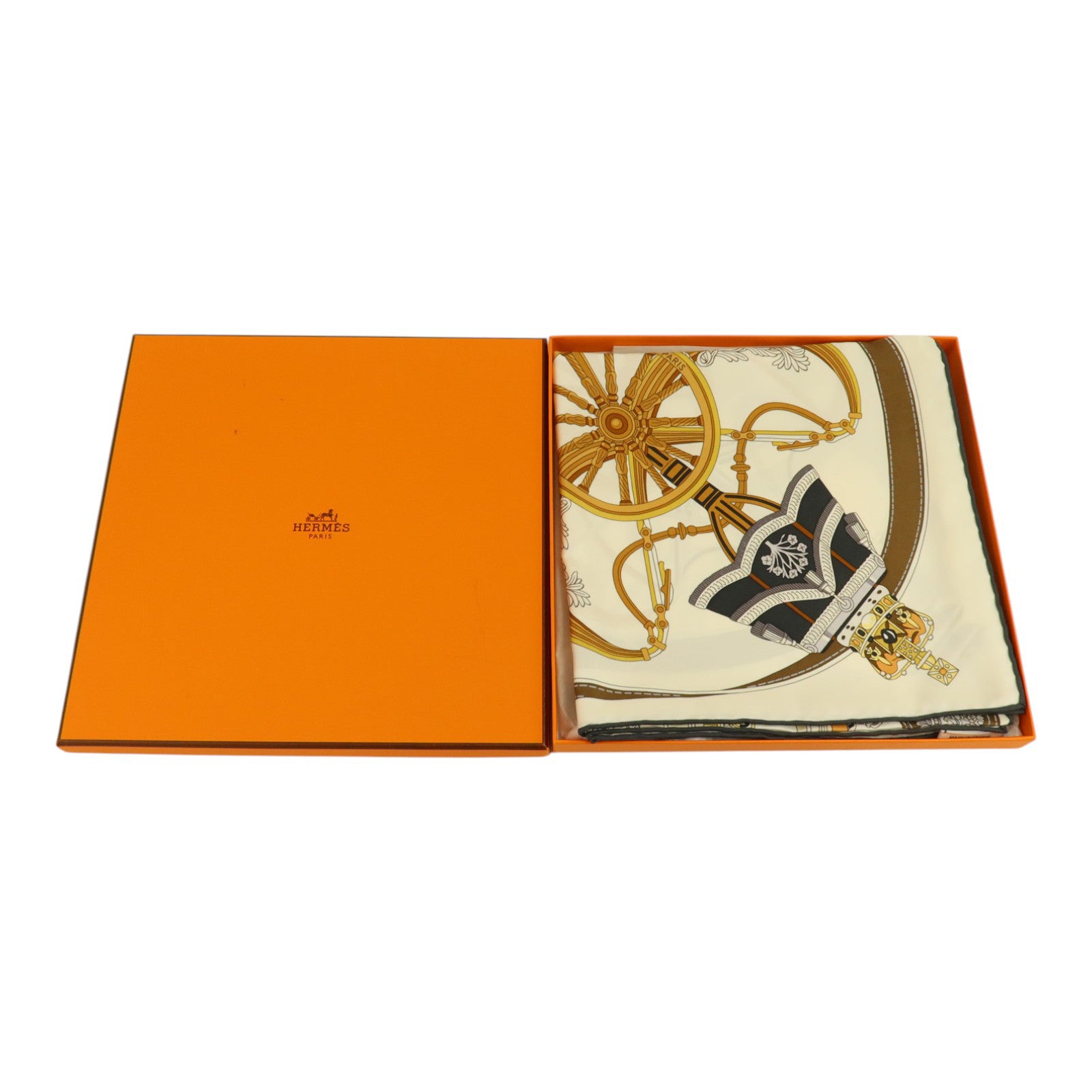 HERMES 絲質Scarf 90x90cm絲巾