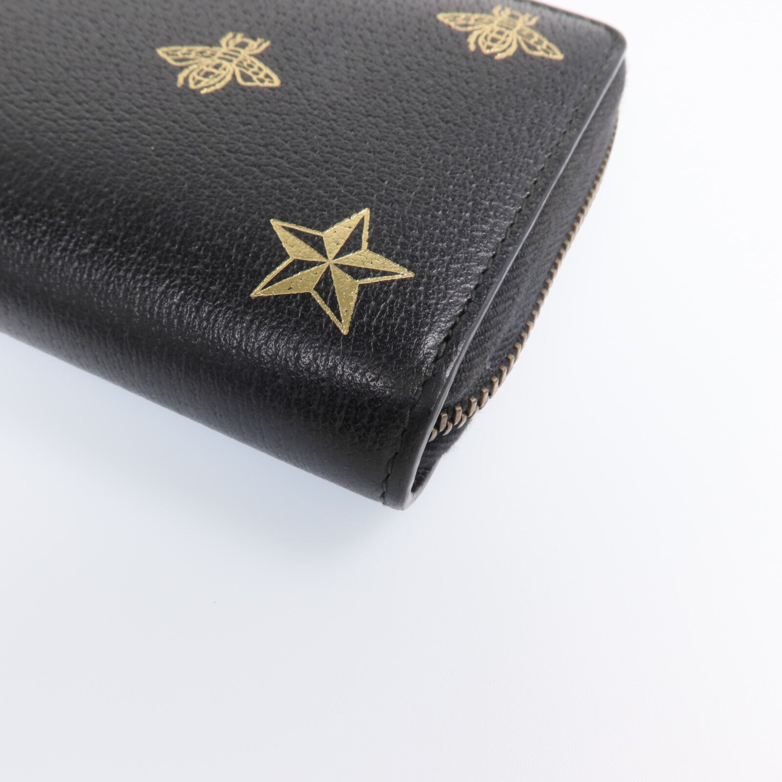 GUCCI 牛皮皮革Wallet金扣長錢包