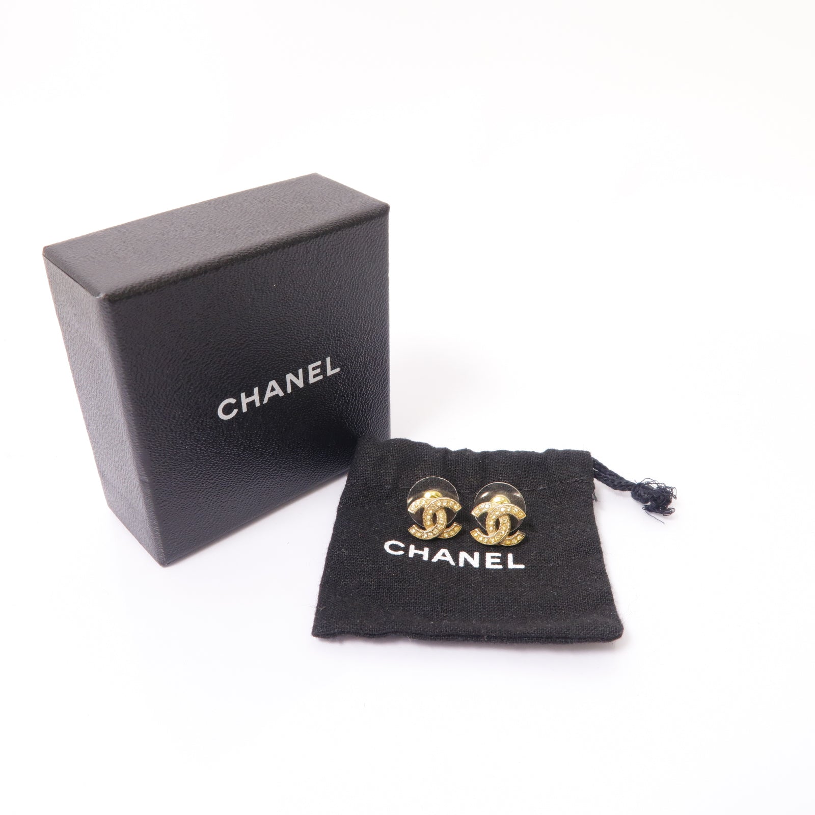 CHANEL 金屬Earrings耳環金色