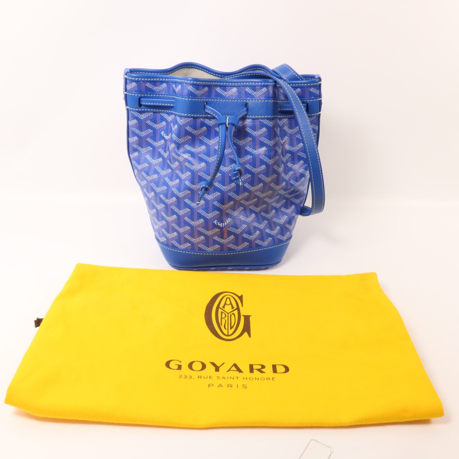 GOYARD 塗層帆布Petit Flot PM Bucket Bag肩背袋