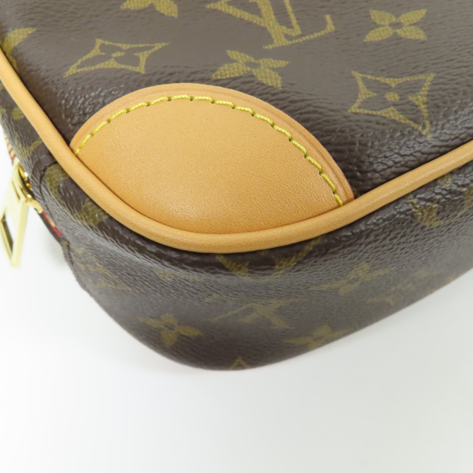 LOUIS VUITTON Monogram Deauville Mini金扣肩背袋