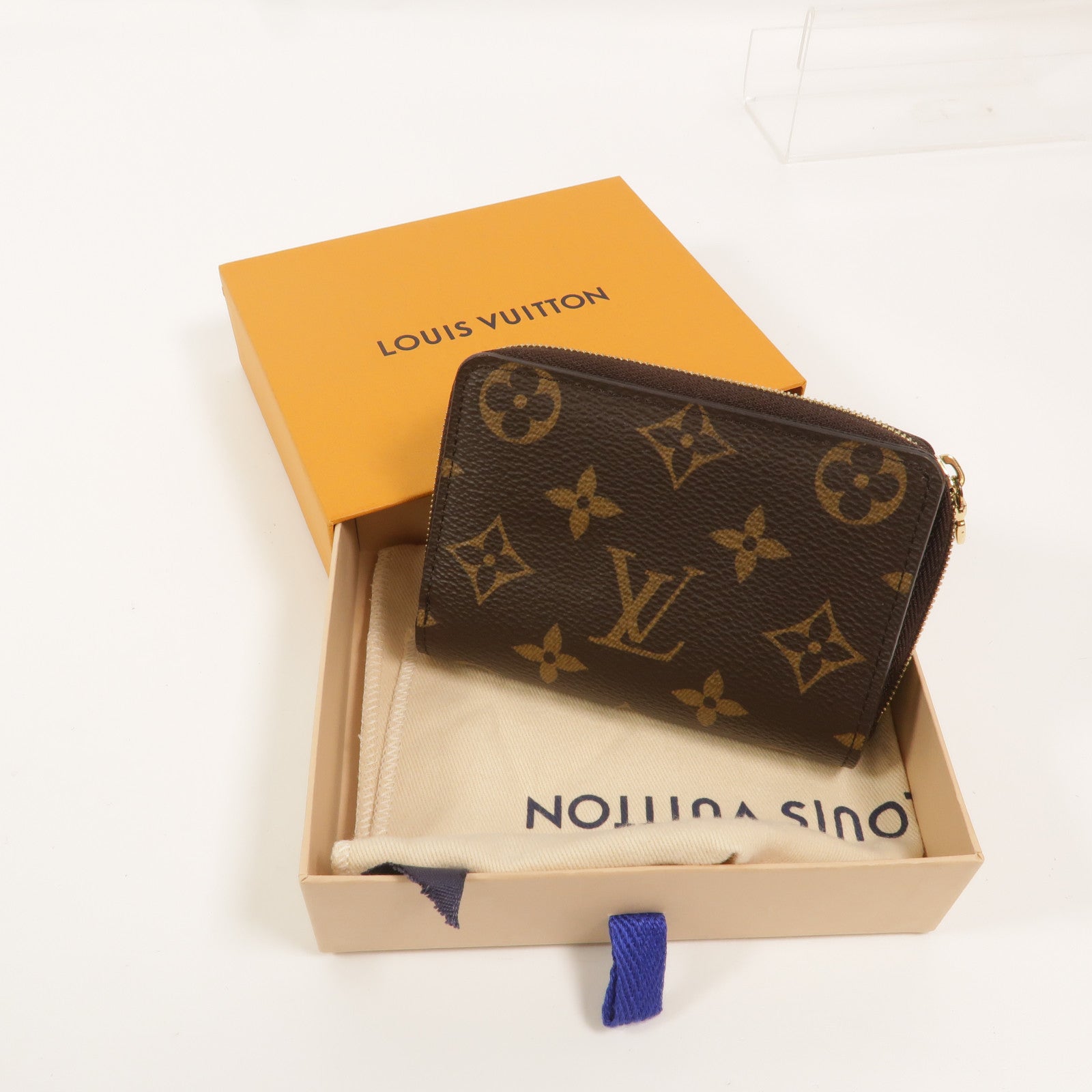 LOUIS VUITTON Monogram Reverse Lou Wallet錢包