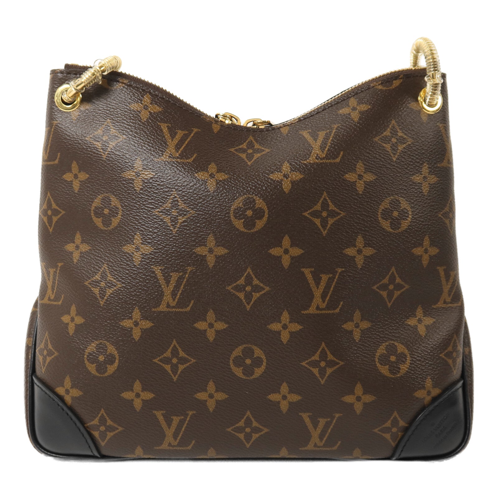 LOUIS VUITTON Monogram Odeon PM金扣肩背袋