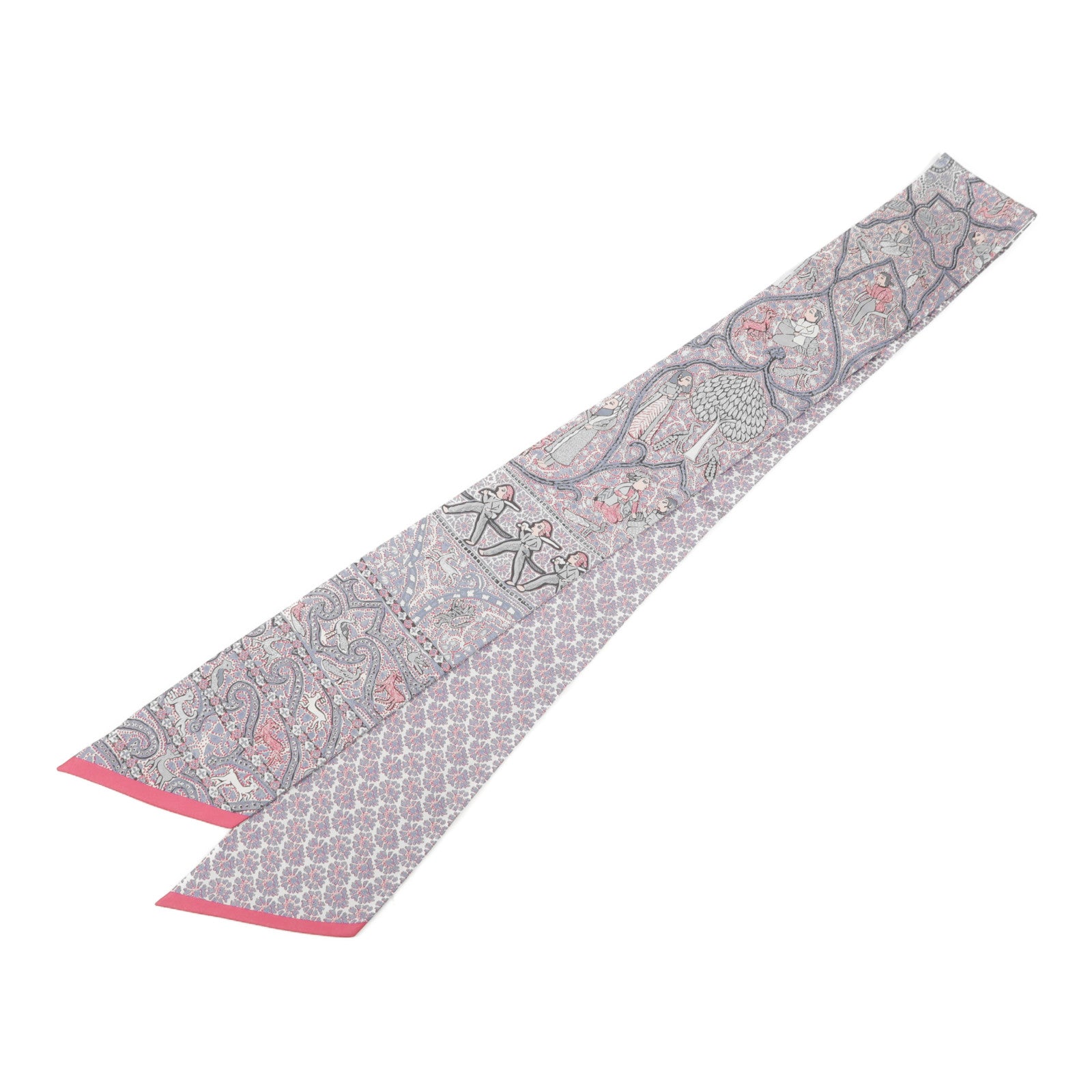 HERMES 絲質Maxi Twilly絲巾