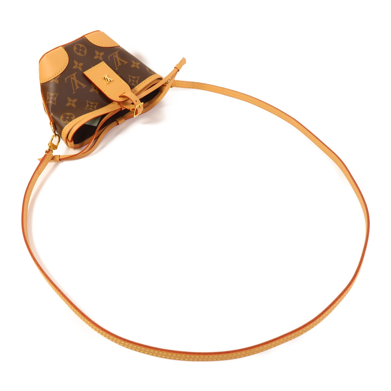 LOUIS VUITTON LV GHW Noe Purse Shoulder Bag M57099 Monogram Brown