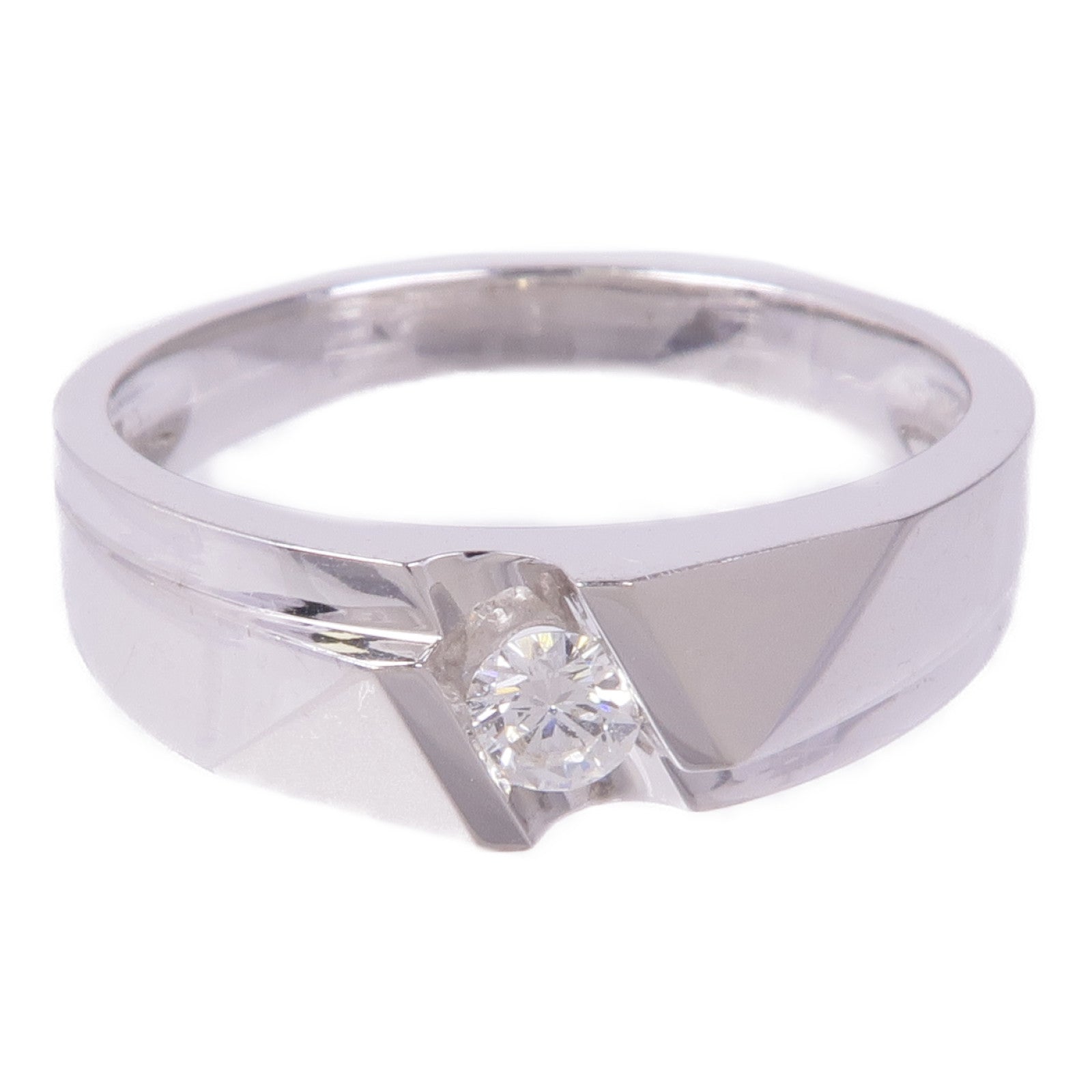 JEWELRY Diamond Ring 18K White Gold US# 8.5