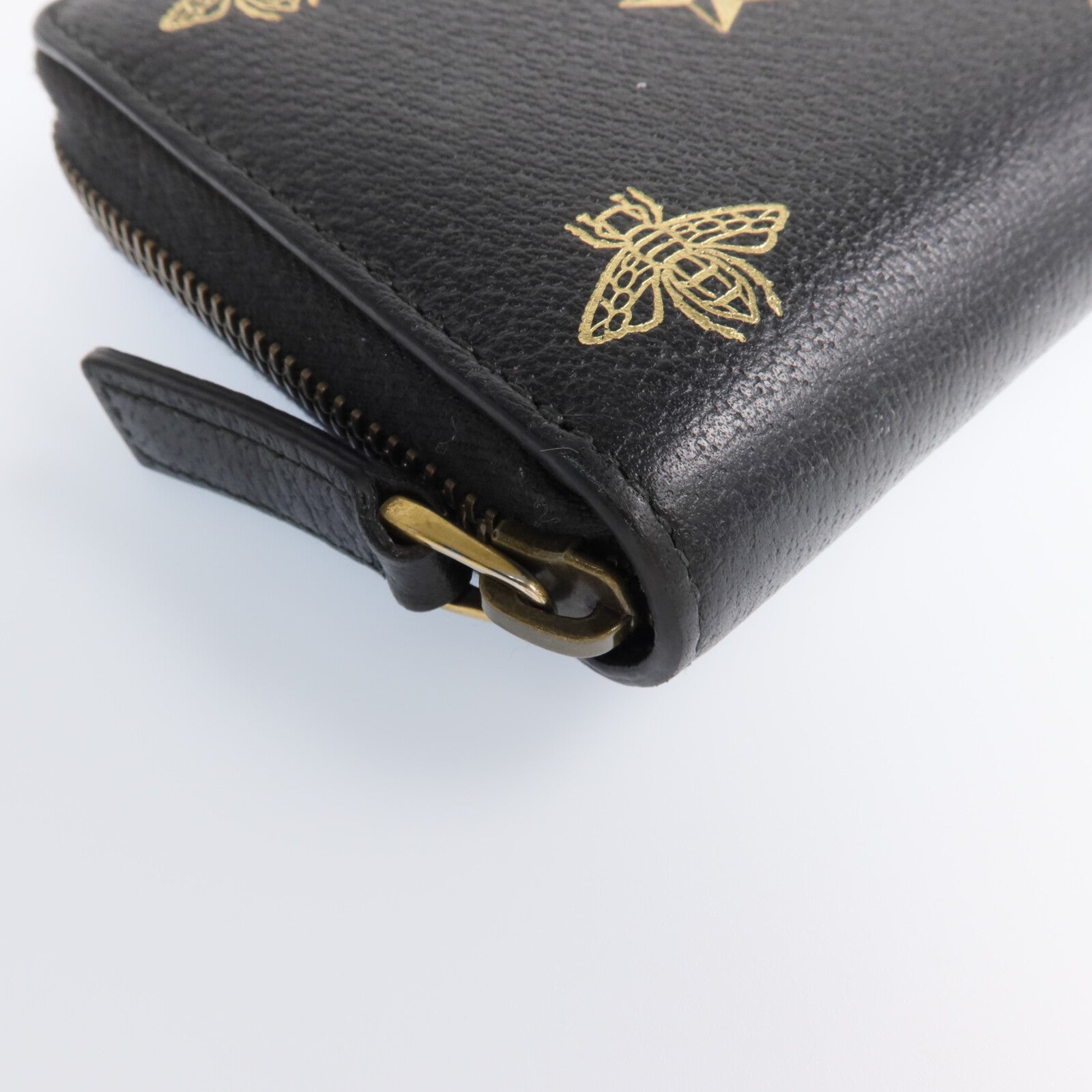 GUCCI 牛皮皮革Wallet金扣長錢包