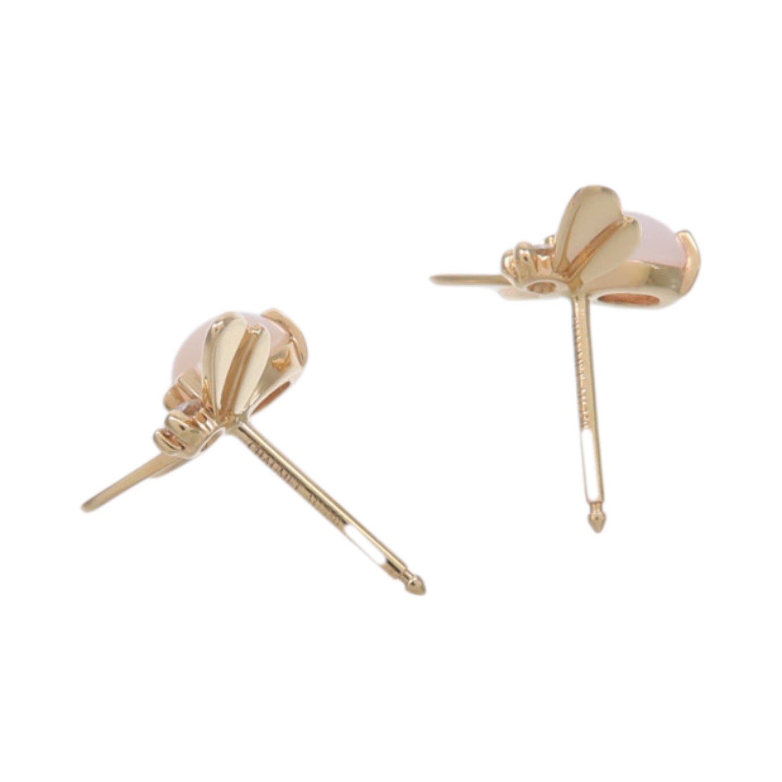 Chaumet 18K玫瑰金Honeybee Earrings蛋白石耳環