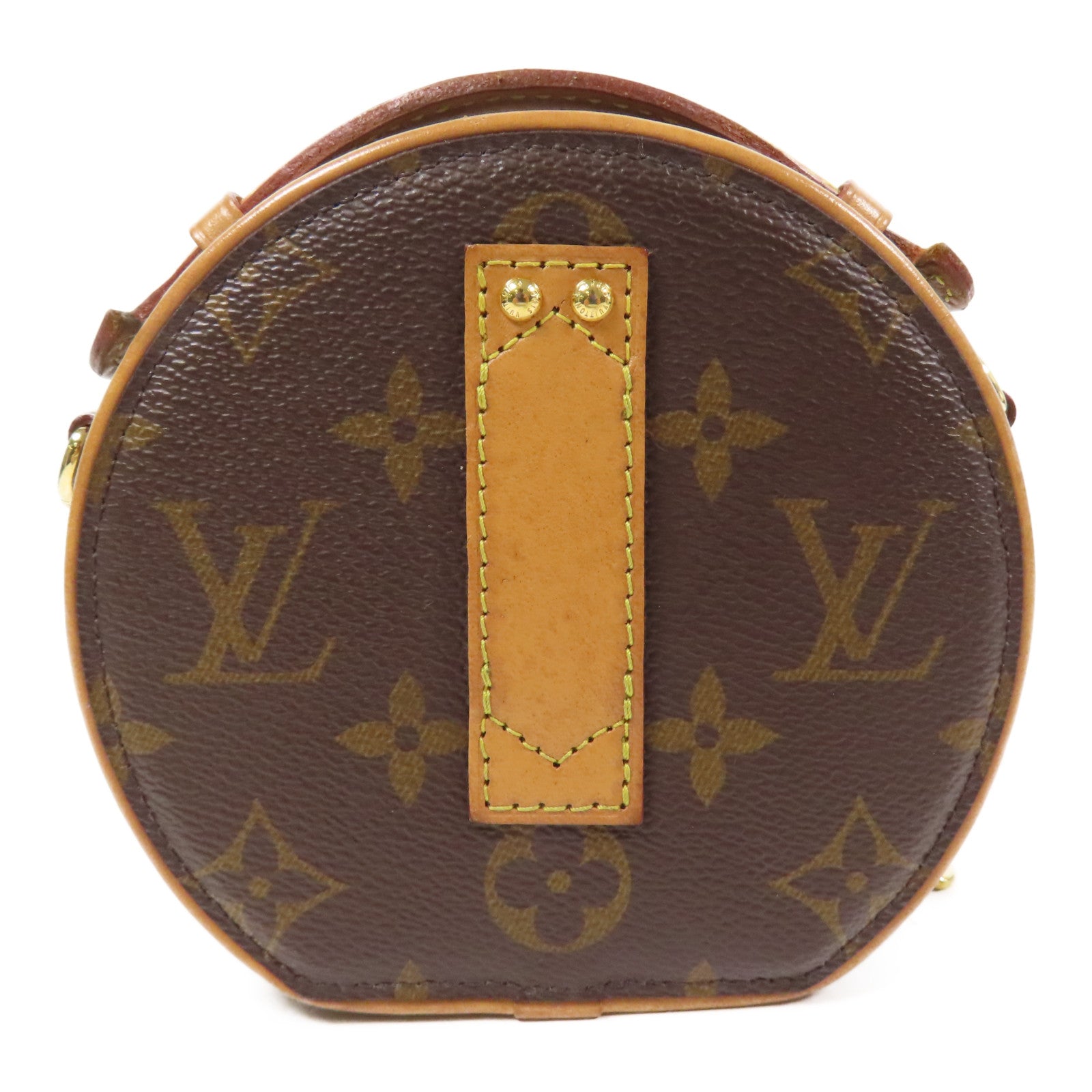 LOUIS VUITTON 【激減優惠】Monogram Mini Boite Chapeau金扣手挽肩背兩用袋棕色