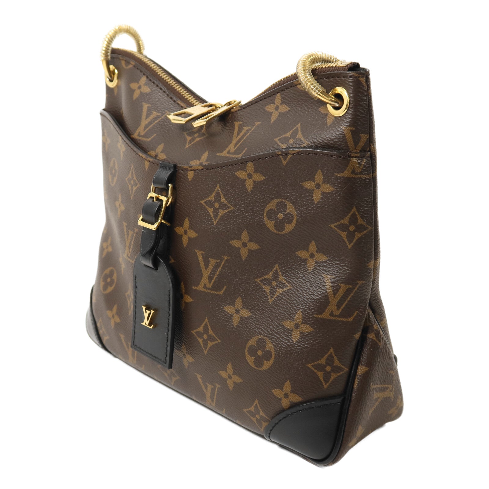 LOUIS VUITTON Monogram Odeon PM金扣肩背袋
