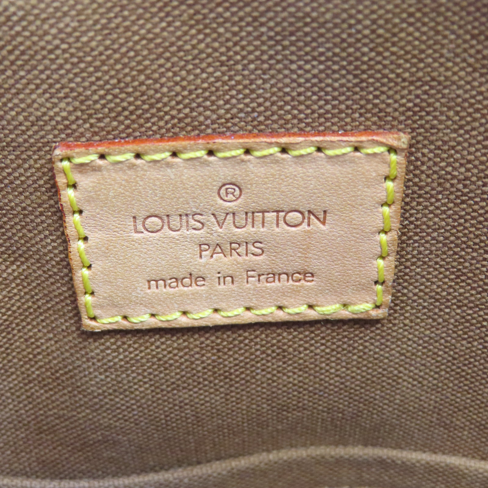 LOUIS VUITTON Monogram Tivoli GM金扣肩背袋棕色