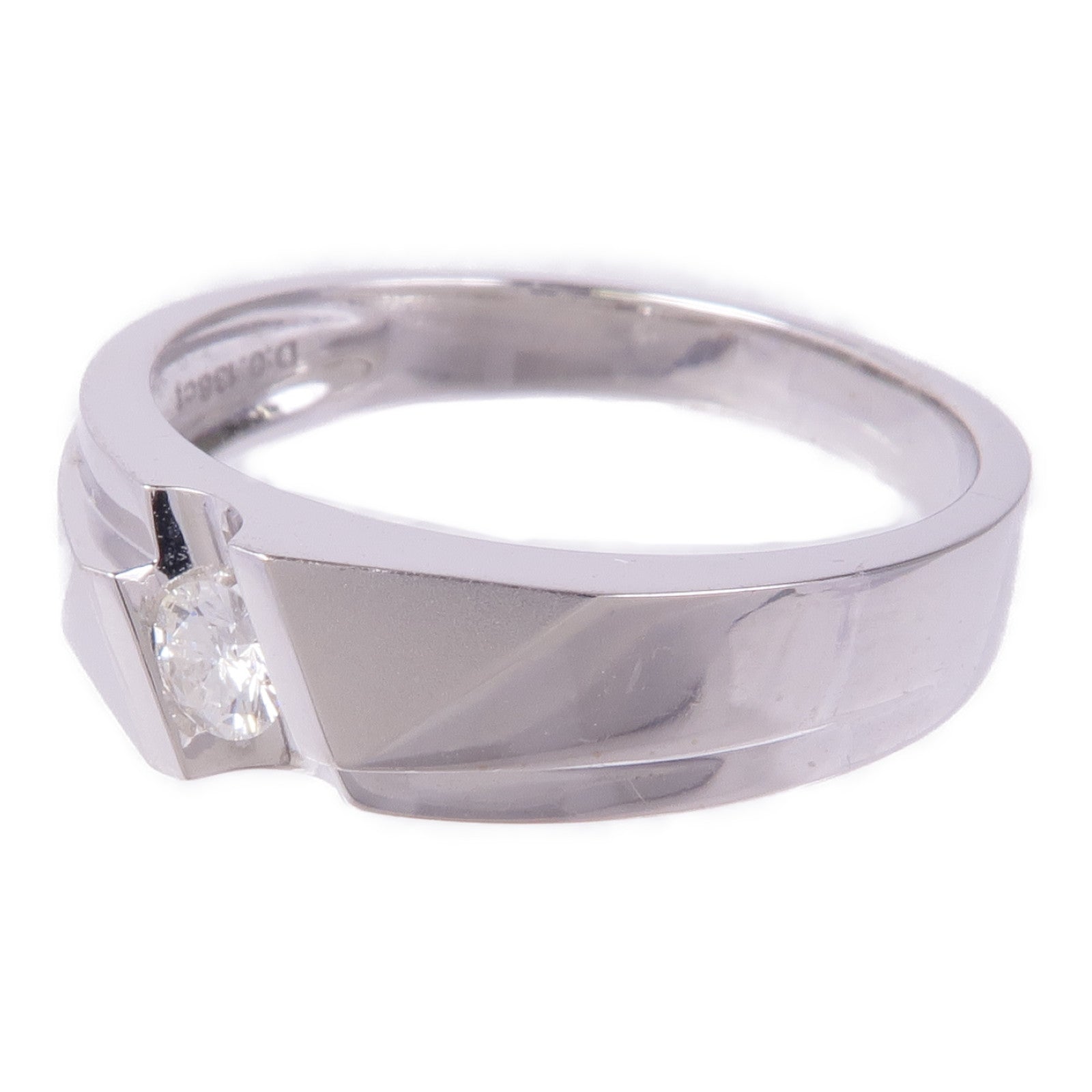 JEWELRY Diamond Ring 18K White Gold US# 8.5
