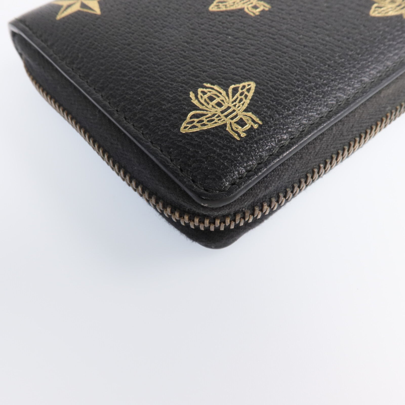 GUCCI 牛皮皮革Wallet金扣長錢包