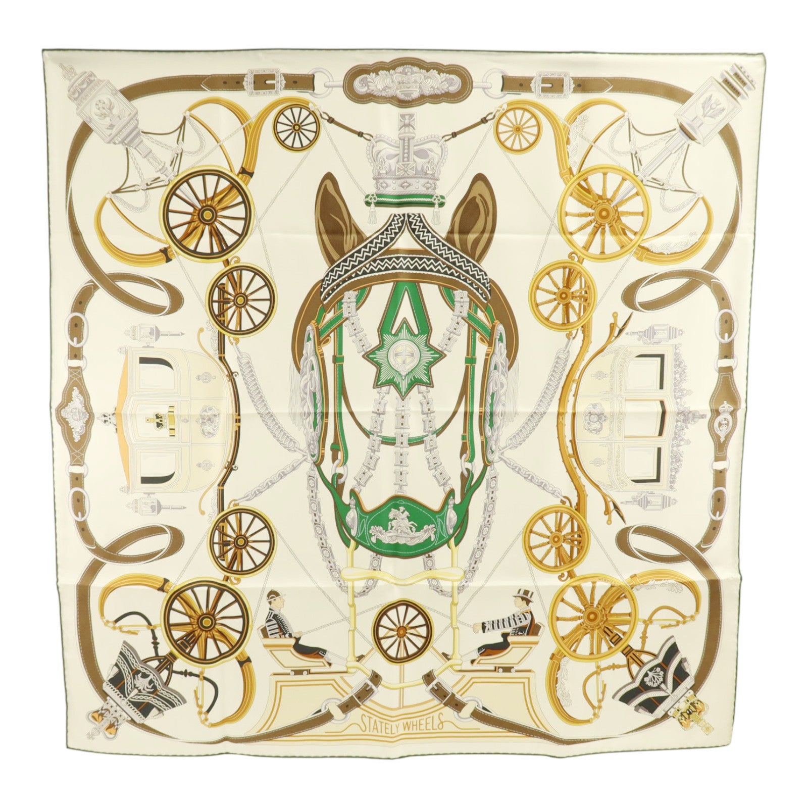 HERMES 絲質Scarf 90x90cm絲巾