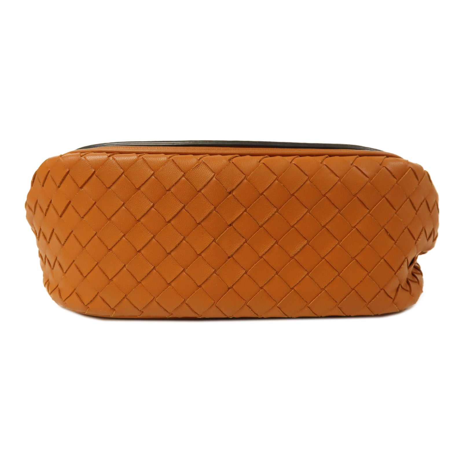 BOTTEGA VENETA 牛皮皮革Shoulder Bag金扣肩背袋啡色