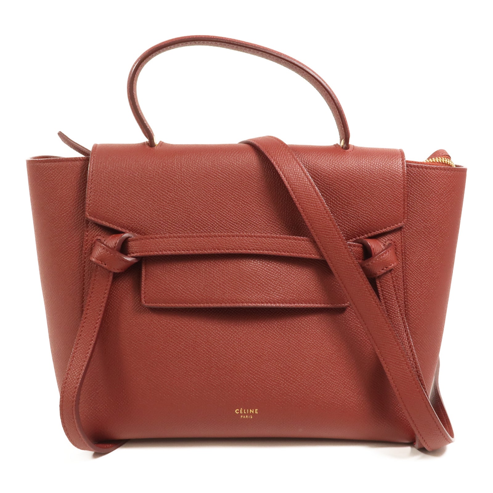 CELINE 牛皮皮革Micro Belt Bag手挽肩背兩用袋