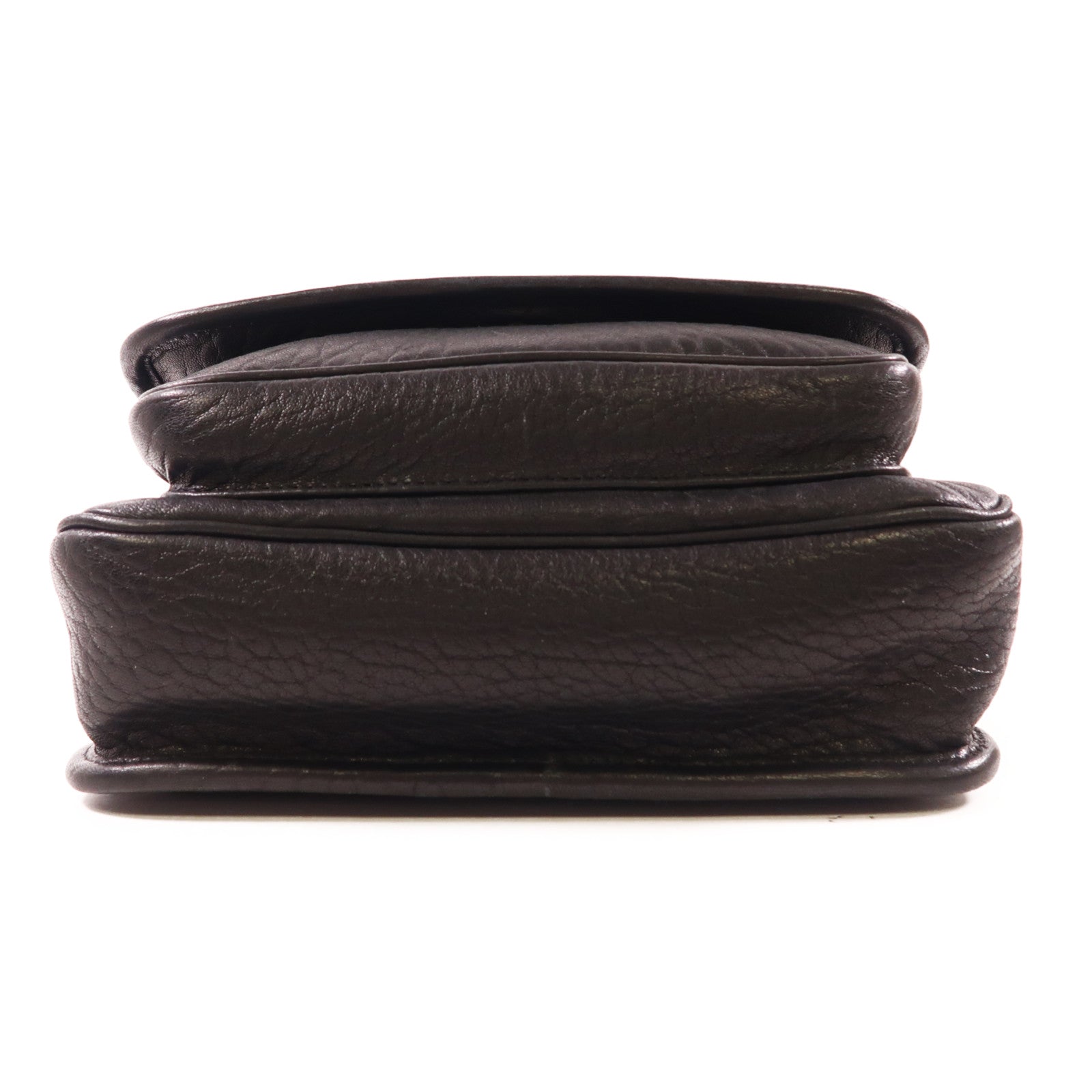 SAINT LAURENT 【激減優惠】羊皮皮革Niki Messenger Bag銀扣肩背袋