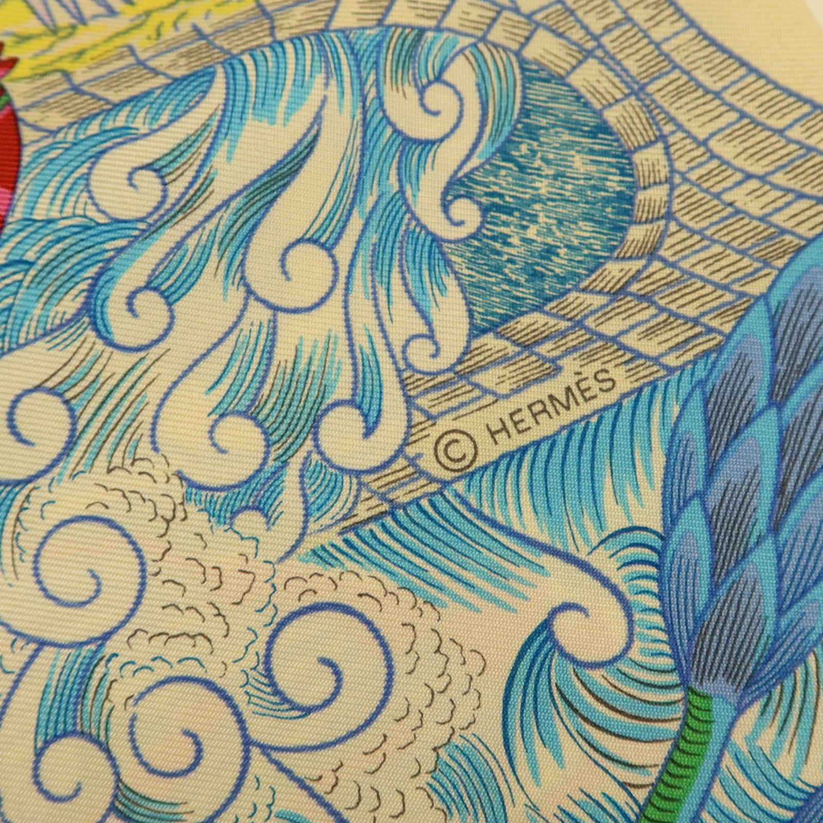 HERMES 絲質Scarf 90x90cm絲巾