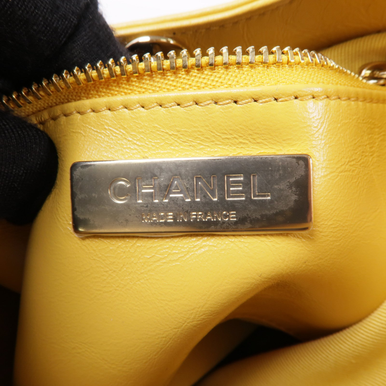 CHANEL 牛皮皮革Chanel 31 Mini Shopping Bag金扣肩背袋
