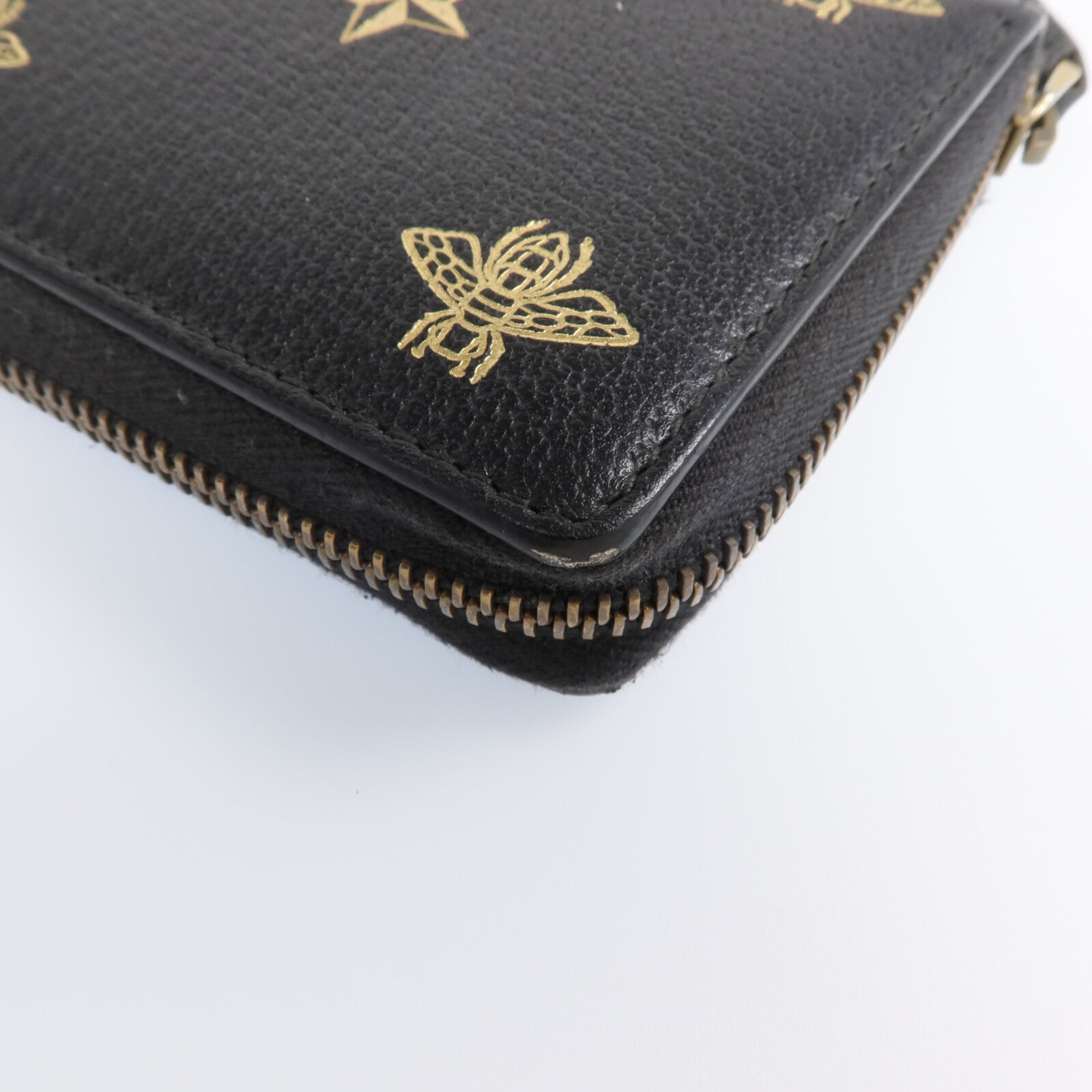 GUCCI 牛皮皮革Wallet金扣長錢包