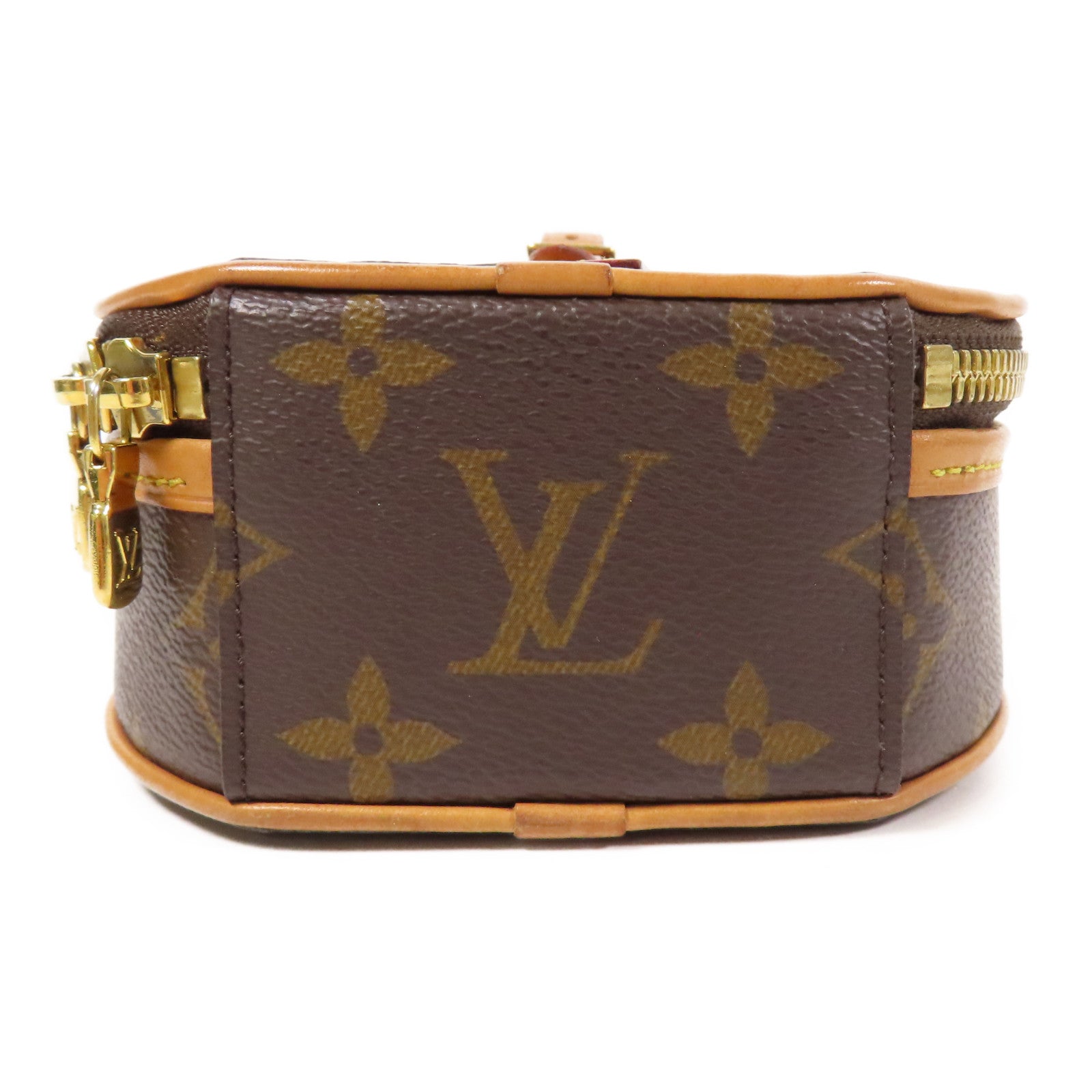 LOUIS VUITTON 【激減優惠】Monogram Mini Boite Chapeau金扣手挽肩背兩用袋棕色