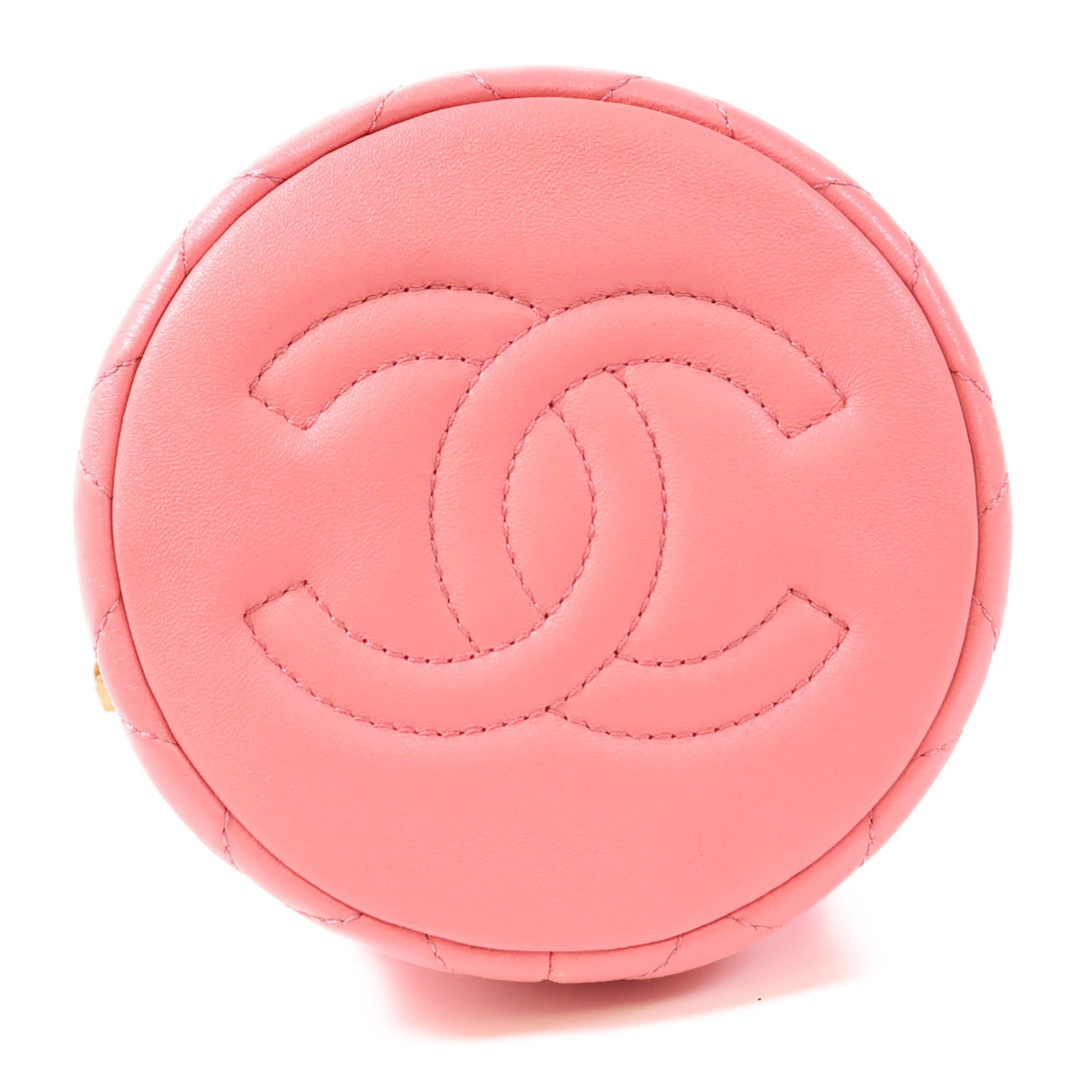 CHANEL 羊皮皮革Chain Shoulder金扣鏈帶肩背袋