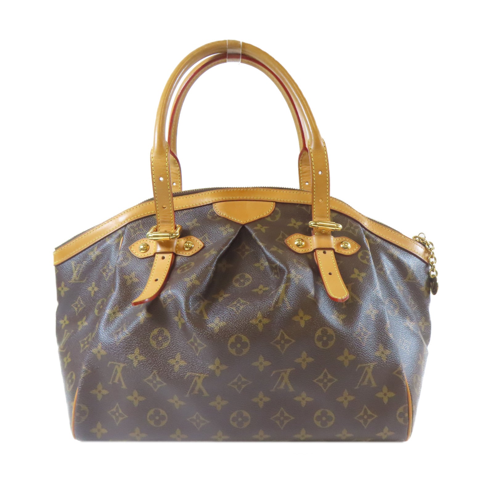 LOUIS VUITTON Monogram Tivoli GM金扣手挽袋啡色