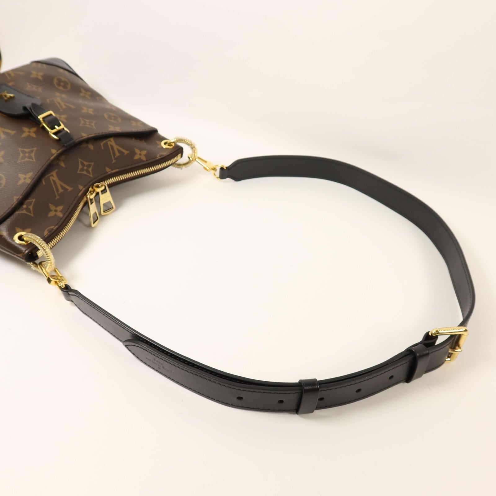 LOUIS VUITTON Monogram Odeon PM金扣肩背袋