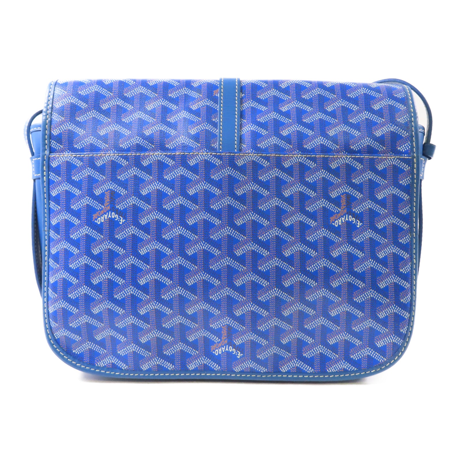 GOYARD 塗層帆布Belvedere銀扣肩背袋