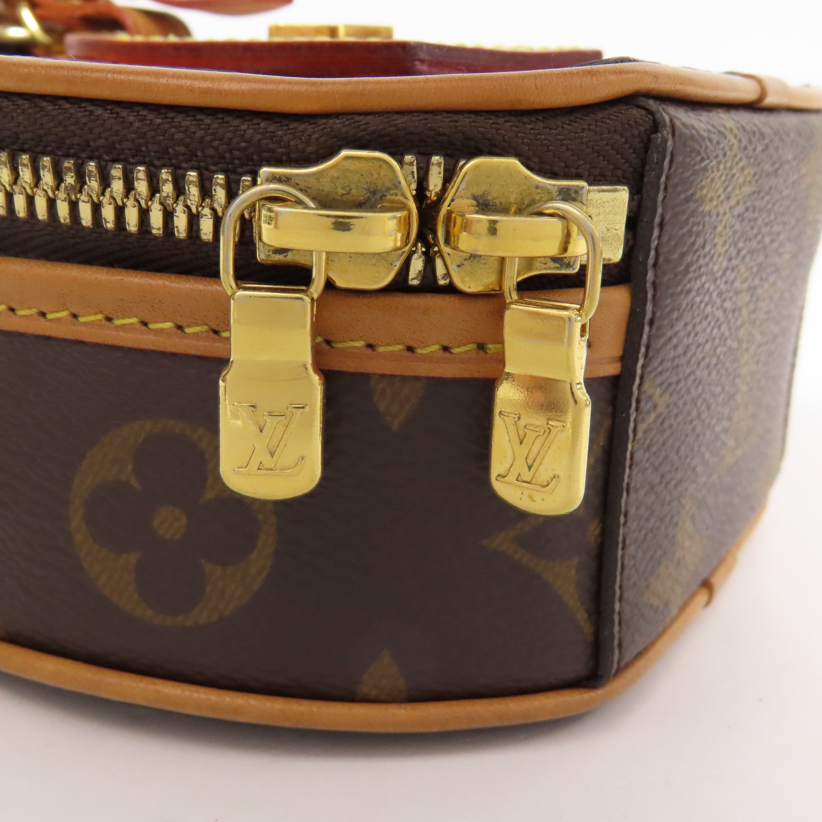 LOUIS VUITTON 【激減優惠】Monogram Mini Boite Chapeau金扣手挽肩背兩用袋棕色