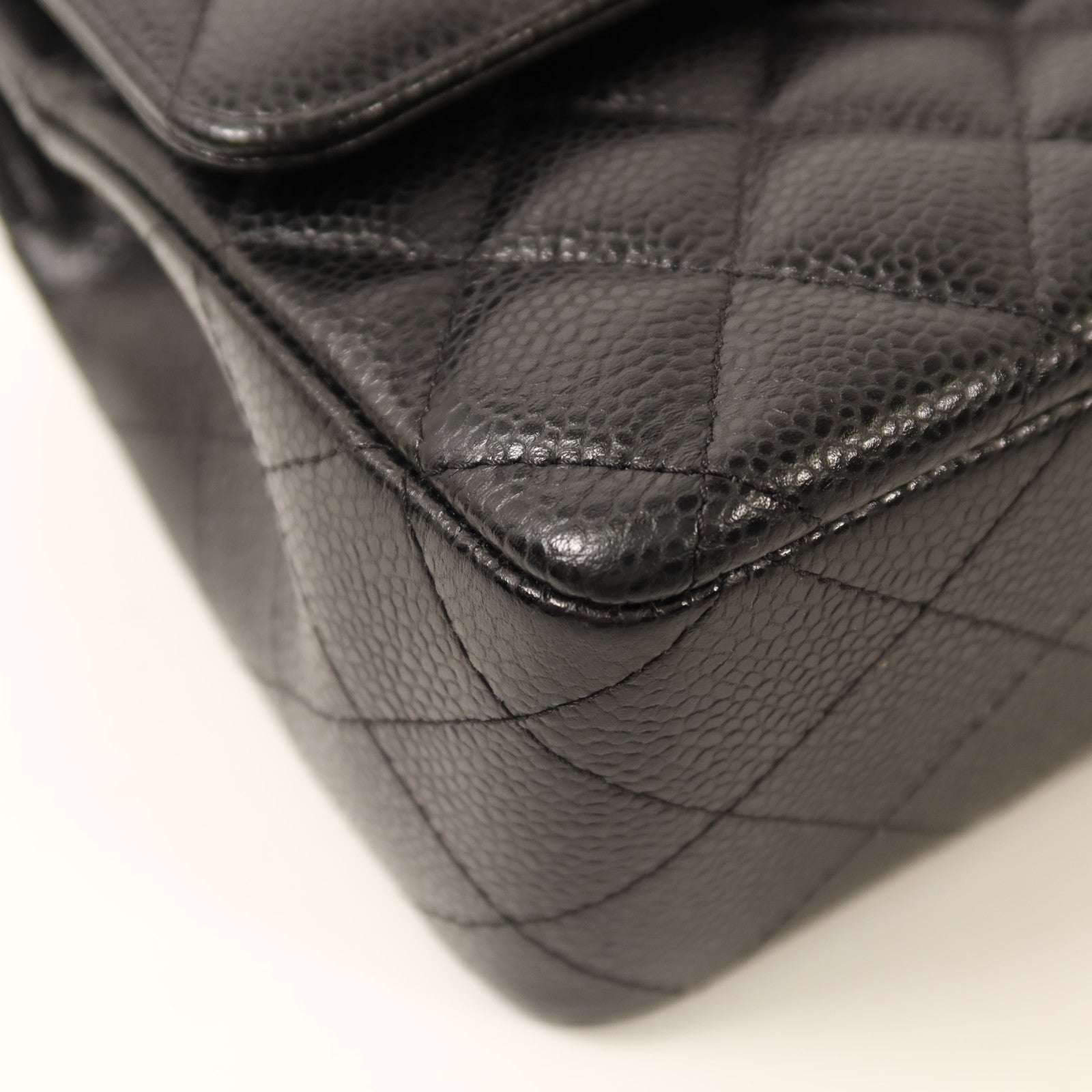 CHANEL 牛皮皮革Classic 25銀扣鏈帶肩背袋