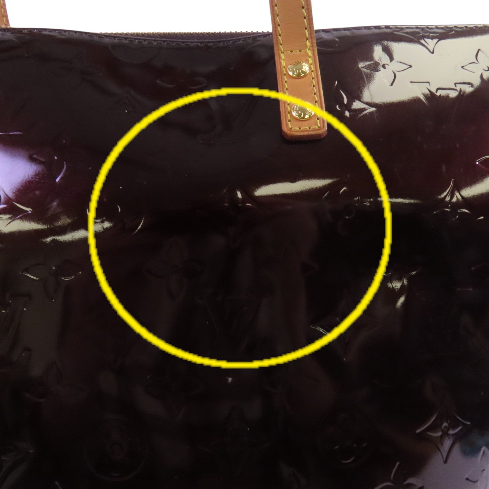 LOUIS VUITTON Vernis Bellevue GM金扣肩背袋