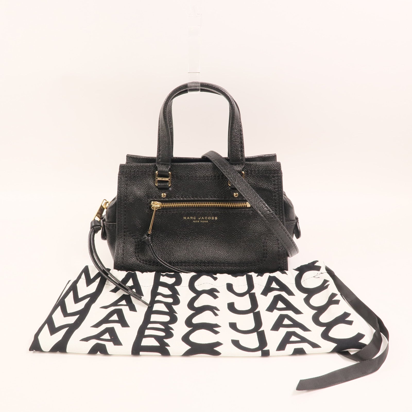 MARC JACOBS 牛皮皮革Mini Cruiser金扣手挽肩背兩用袋