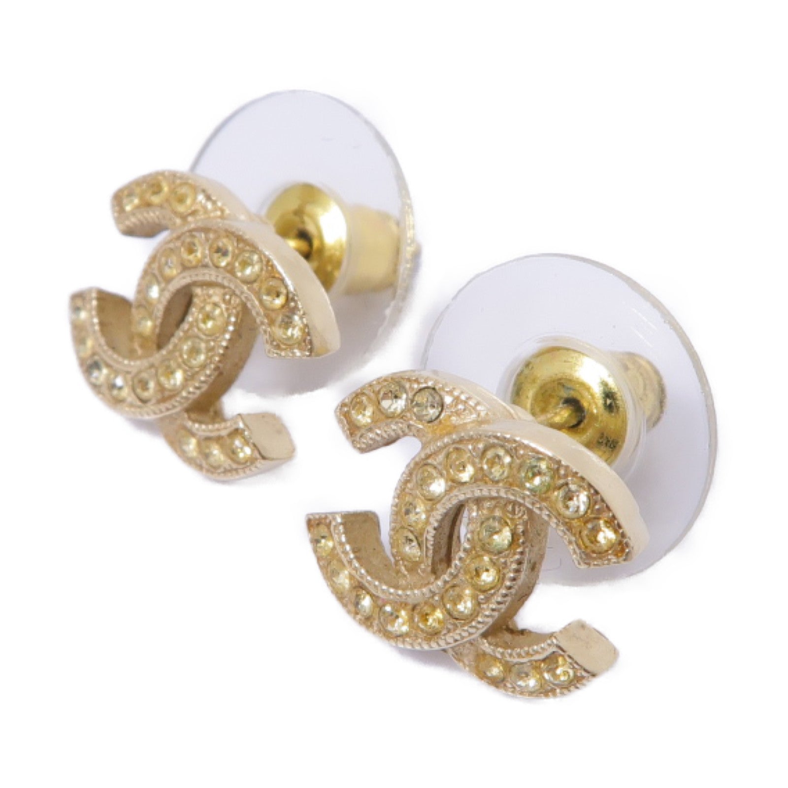 CHANEL 金屬Earrings耳環金色