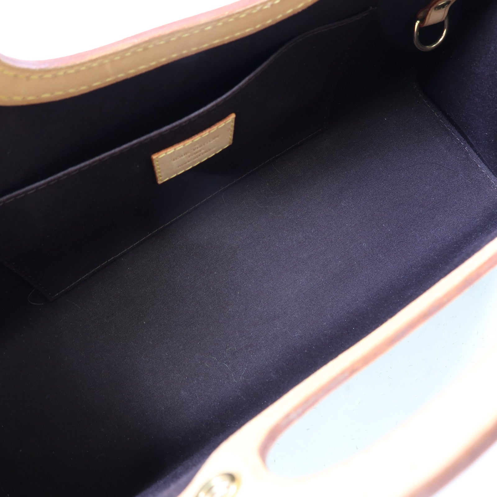 LOUIS VUITTON Monogram Vernis Roxbury Drive金扣手挽肩背兩用袋酒紅色